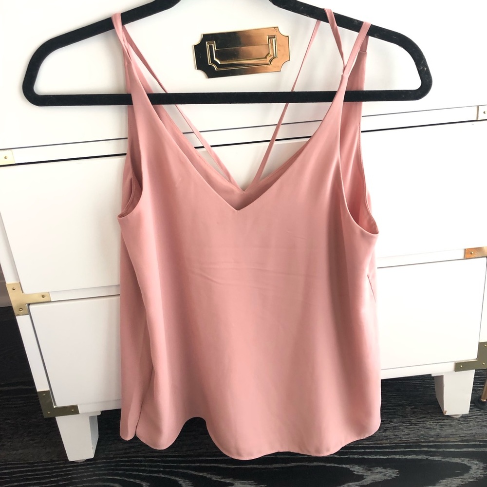 Topshop blouse with strap detailing